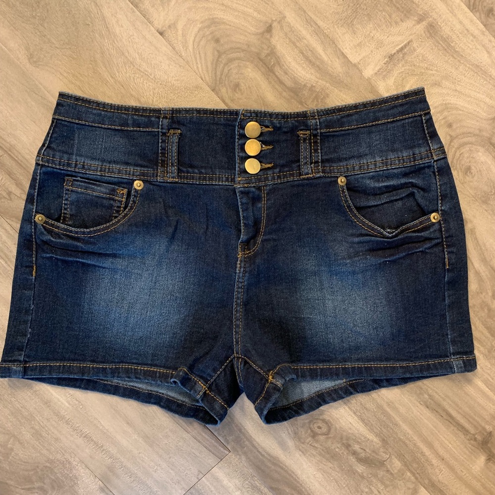 Blue jean shorts